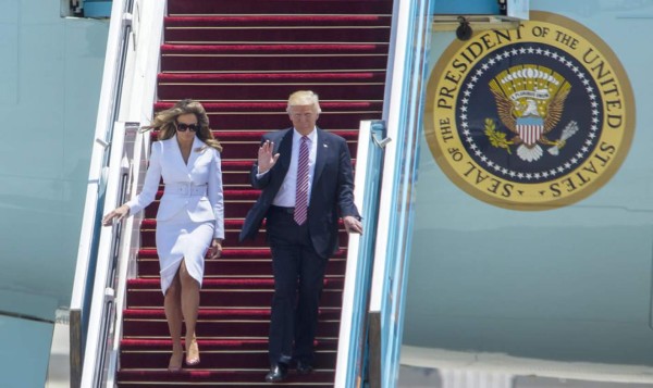 Trump complace a Oriente Medio y choca con los europeos en una gira llena de gestos