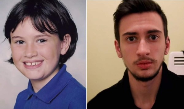 La transformación de una niña en un hombre