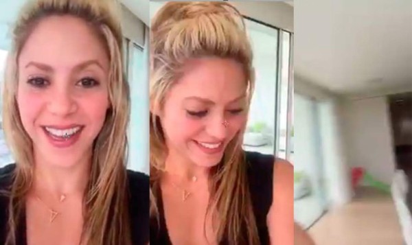 Shakira es atacada por una abeja mientras grababa video