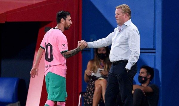 Ronald Koeman le deja su dardo a Messi previo a su debut en Champions