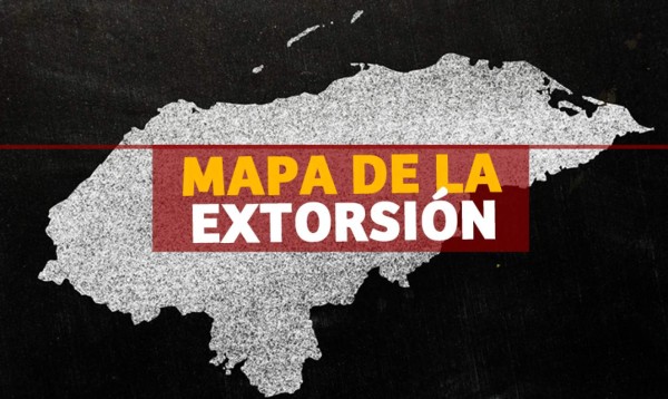 El mapa que evidencia la extorsión en Honduras