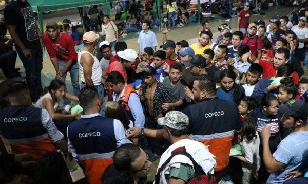 Copeco: 1,136 personas han sido retornadas de la caravana migrante