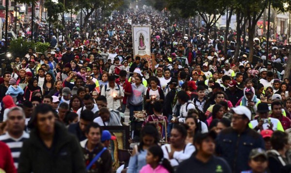Más de 10 millones de peregrinos llegan a la Basílica de Virgen de Guadalupe