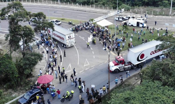Ayuda humanitaria de EEUU llega a frontera de Venezuela