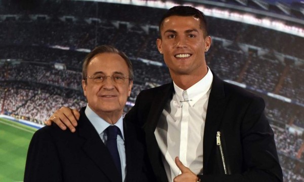 Presidente del Real Madrid sorprende al hablar del futuro de Cristiano Ronaldo