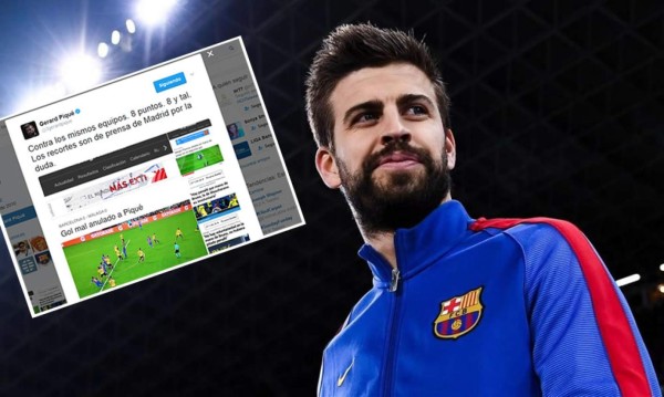 Piqué incendia las redes tras el polémico triunfo del Real Madrid y hace una denuncia