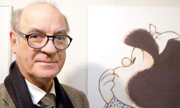 Quino, el creador de Mafalda, celebra en familia su 85 cumpleaños  