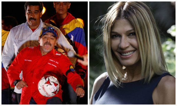 Catherine Fulop acusa a Maradona de apoyar a Maduro por dinero   