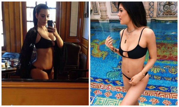 Kim Kardashian le roba el bikini a su hermana Kylie