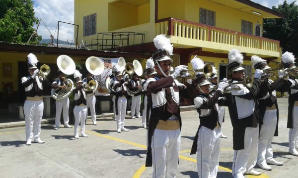 Banda marcial del Rómulo E. Durón representará a Honduras en el exterior