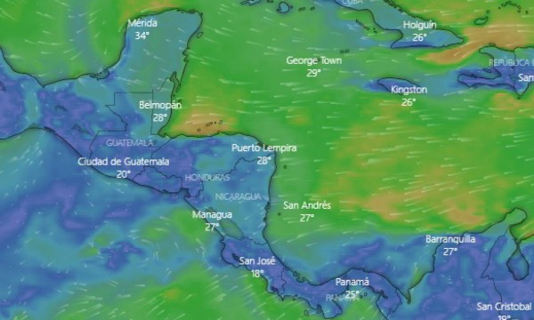 Se forma primer sistema de baja presión en el Atlántico y se dirige a Centroamérica