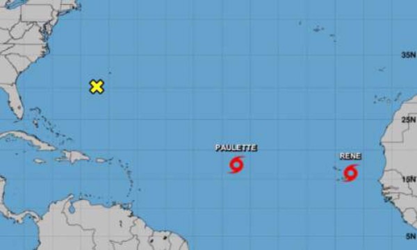Se forman las tormentas Rene y Paulette en el Atlántico