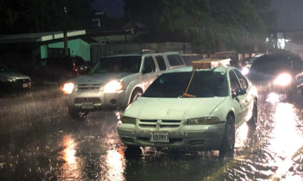 Intensa tormenta eléctrica azotó y causó estragos en la zona norte