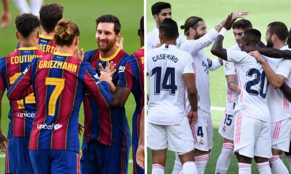 Barcelona vs Real Madrid: horario y dónde ver por TV el clásico de la Liga Española