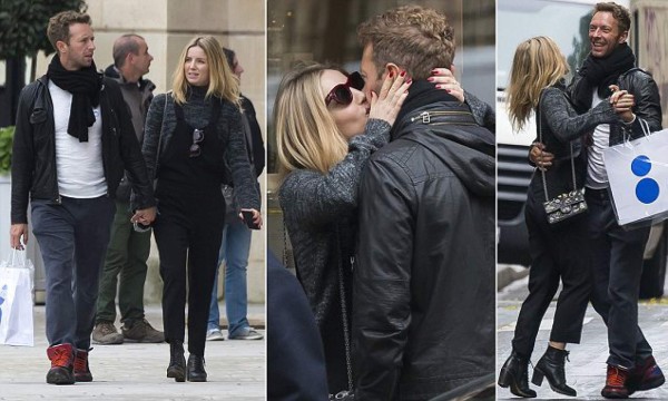 Chris Martin presume su nueva novia en París