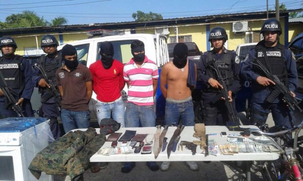 Capturan supuesta banda de asaltantes en Tocoa