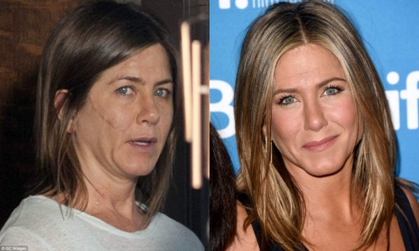 Jennifer Aniston sin maquillaje en 'Cake'