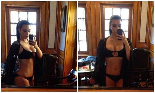 Kim Kardashian le roba el bikini a su hermana Kylie