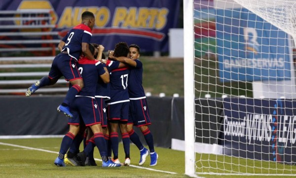República Dominicana derrotó a El Salvador en la Liga de Naciones de la Concacaf. Foto Twitter @Sedofutbol