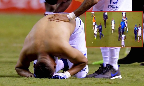 Lágrimas, tristeza, pelea entre jugadores... así fue el sufrimiento de Honduras