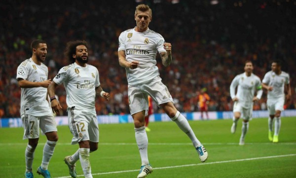 Video: Real Madrid toma un tanque oxígeno al vencer al Galatasaray por la Champions League