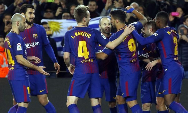 Manita del Barcelona al Celta y clasificación a cuartos de Copa del Rey