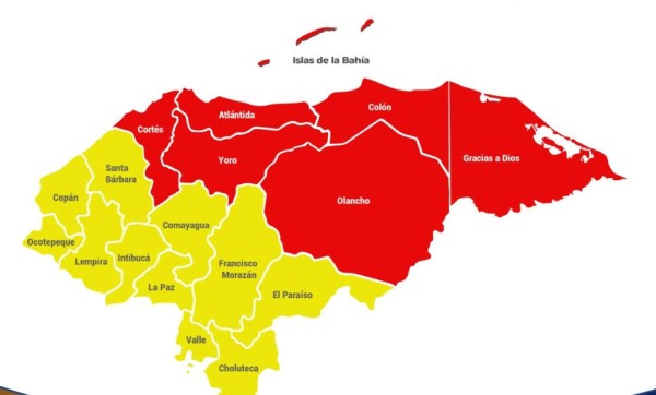 Siete departamentos de Honduras en alerta máxima por el huracán Eta