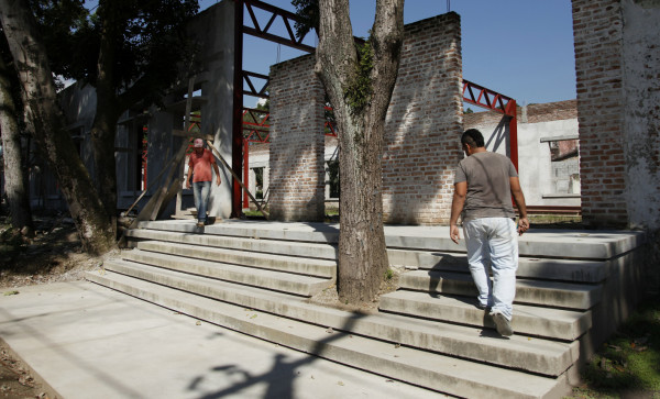 A paso lento avanza Plaza de la Cultura en San Pedro Sula