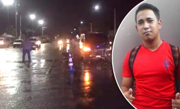 Joven motociclista muere tras estrellarse contra microbús en El Progreso, Yoro