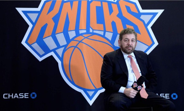 James Dolan, dueño de los Knicks de la NBA, tiene coronavirus