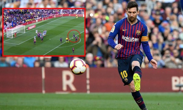 VIDEO: Messi sacó su varita mágica y marcó un golazo de tiro libre ante Espanyol