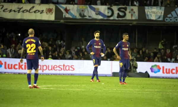 Barcelona no pasa del empate contra Celta en la Copa del Rey