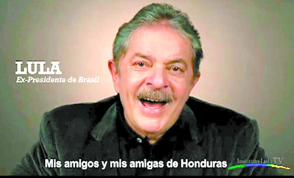 Lula da Silva pide el voto para Xiomara Castro