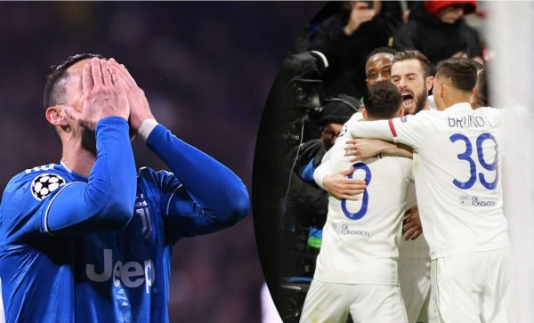 Lyon vence a la Juventus de Cristiano Ronaldo en la Champions League