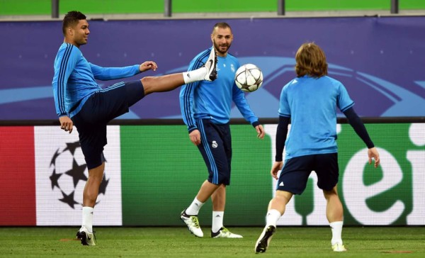 Benzema y Casemiro, bajas para el partido ante Manchester City