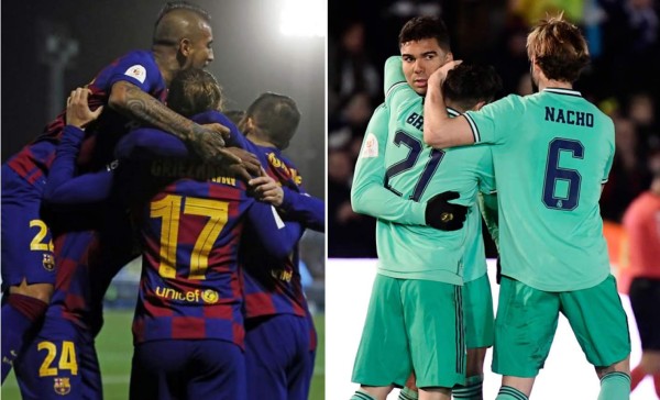 Definidos los rivales de Barcelona y Real Madrid en octavos de final de la Copa del Rey