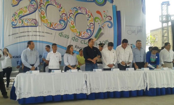 Educación celebra en Chamelecón los 200 días de clases