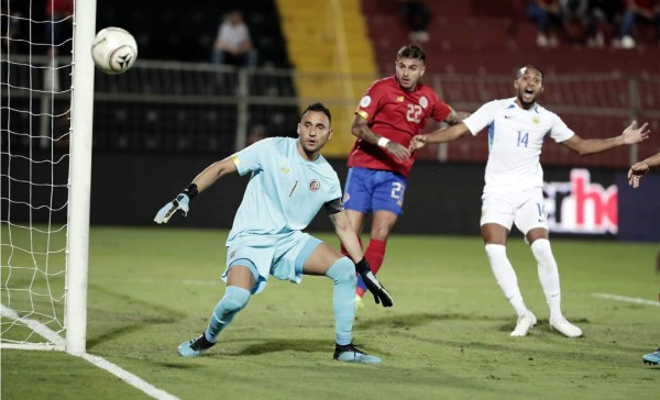 Keylor Navas fue vital para que Costa Rica no perdiera contra Curazao. Foto EFE
