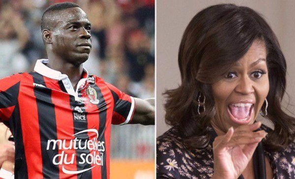 Balotelli quedó impresionado con vestido de Michelle Obama