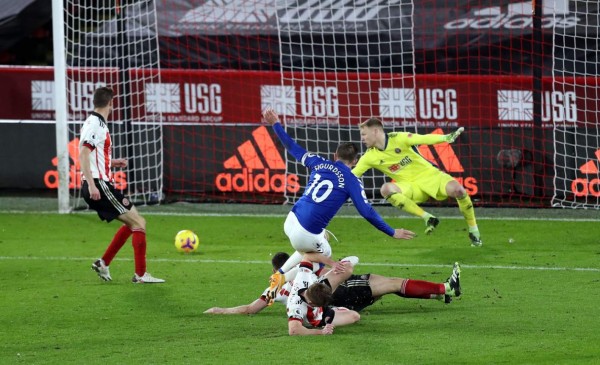 El Everton de Ancelotti se pone segundo de la Premier League tras ganar al Sheffield United