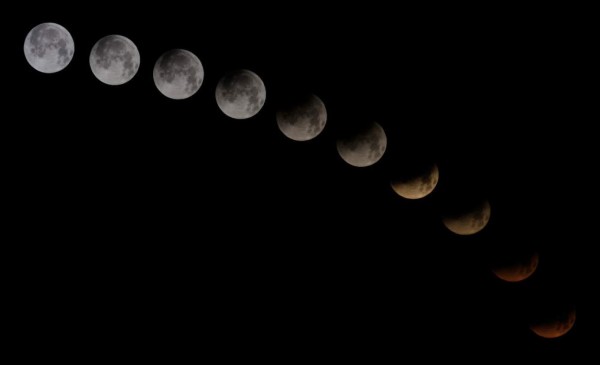 El eclipse de luna roja cautivó a toda Honduras