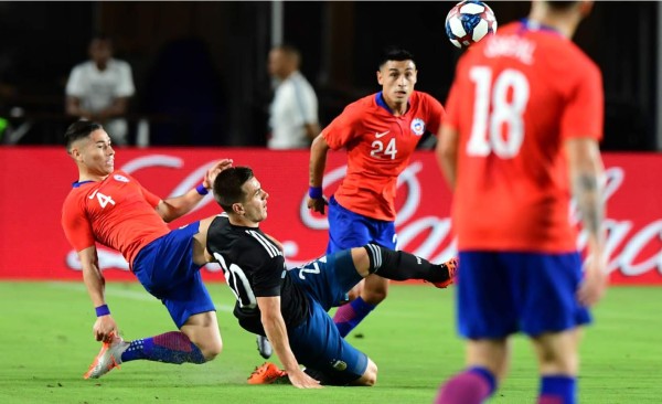 Chile, próximo rival de Honduras, empató a cero contra Argentina en amistoso