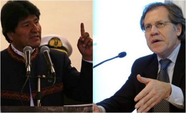 Evo Morales llama 'loco' a Luis Almagro