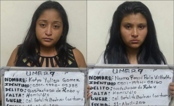 Capturan a dos mujeres por muerte de taxista en San Pedro Sula