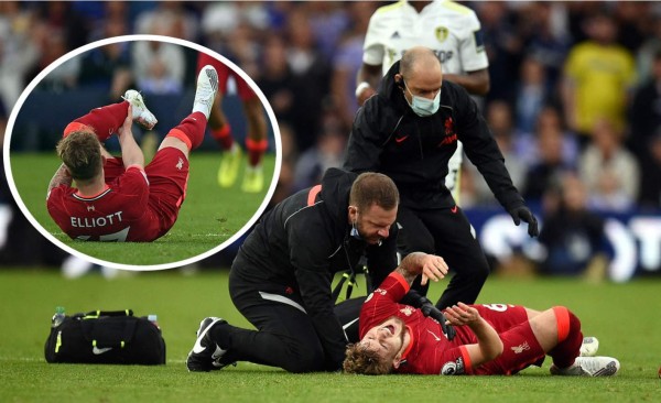 La escalofriante lesión que sufrió el joven futbolista Harvey Elliott del Liverpool en la Premier League