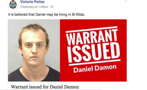 Fugitivo se burla de la policía a través de su cuenta de Facebook
