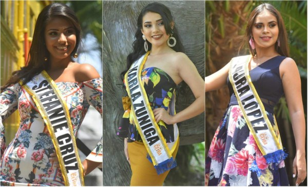 Ellas son las candidatas a reina de la feria en La Ceiba