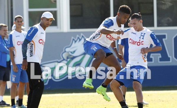 'Choco' Lozano ya entrena con la Selección de Honduras