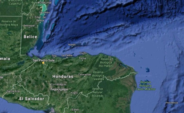 Sismo de 4.6 grados se sintió en la zona norte de Honduras