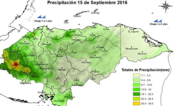 Prolongan alerta verde para 10 departamentos de Honduras